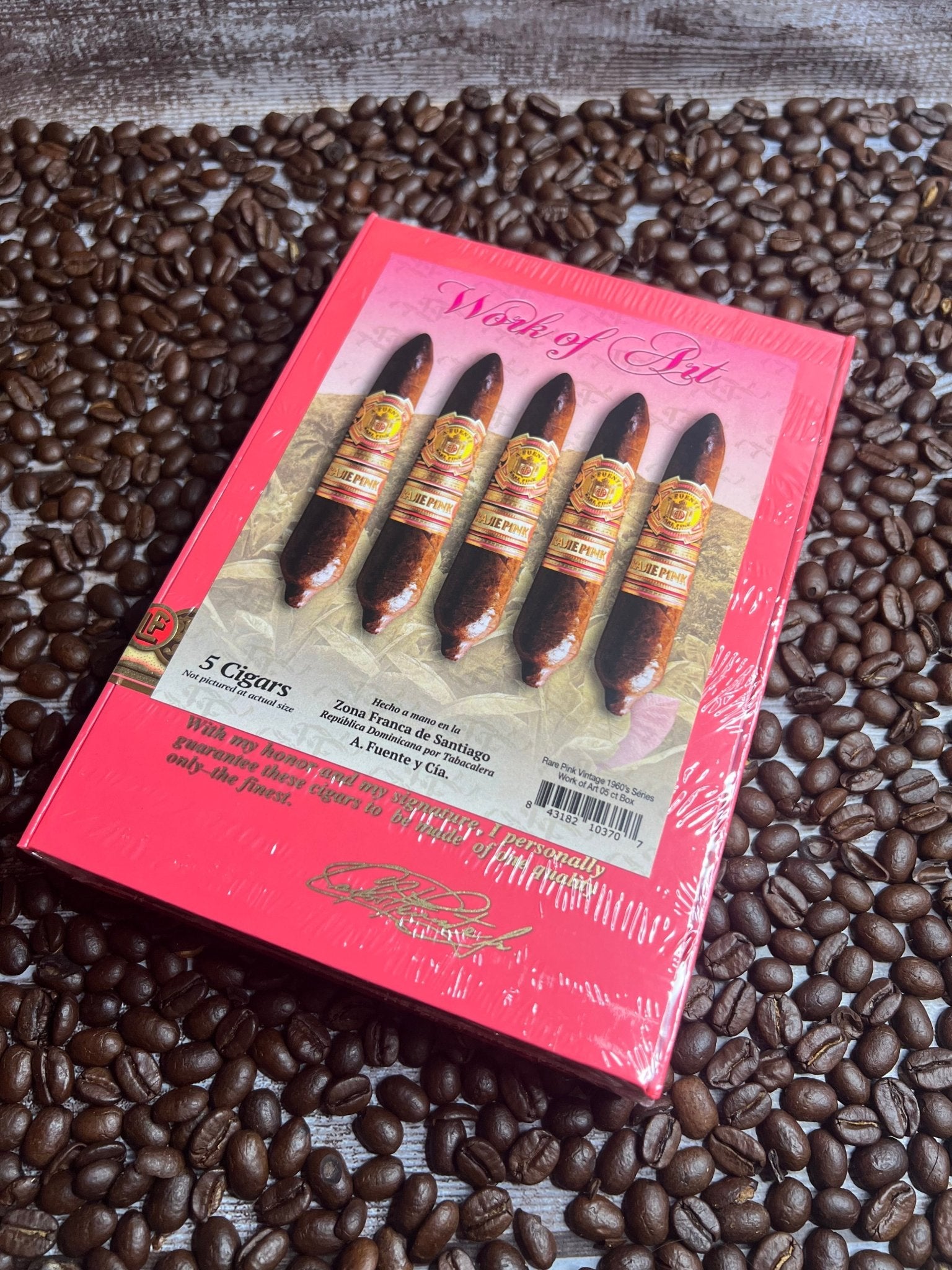 Arturo Fuente Rare Pink Work of Art 5 Pack - Cigar 30