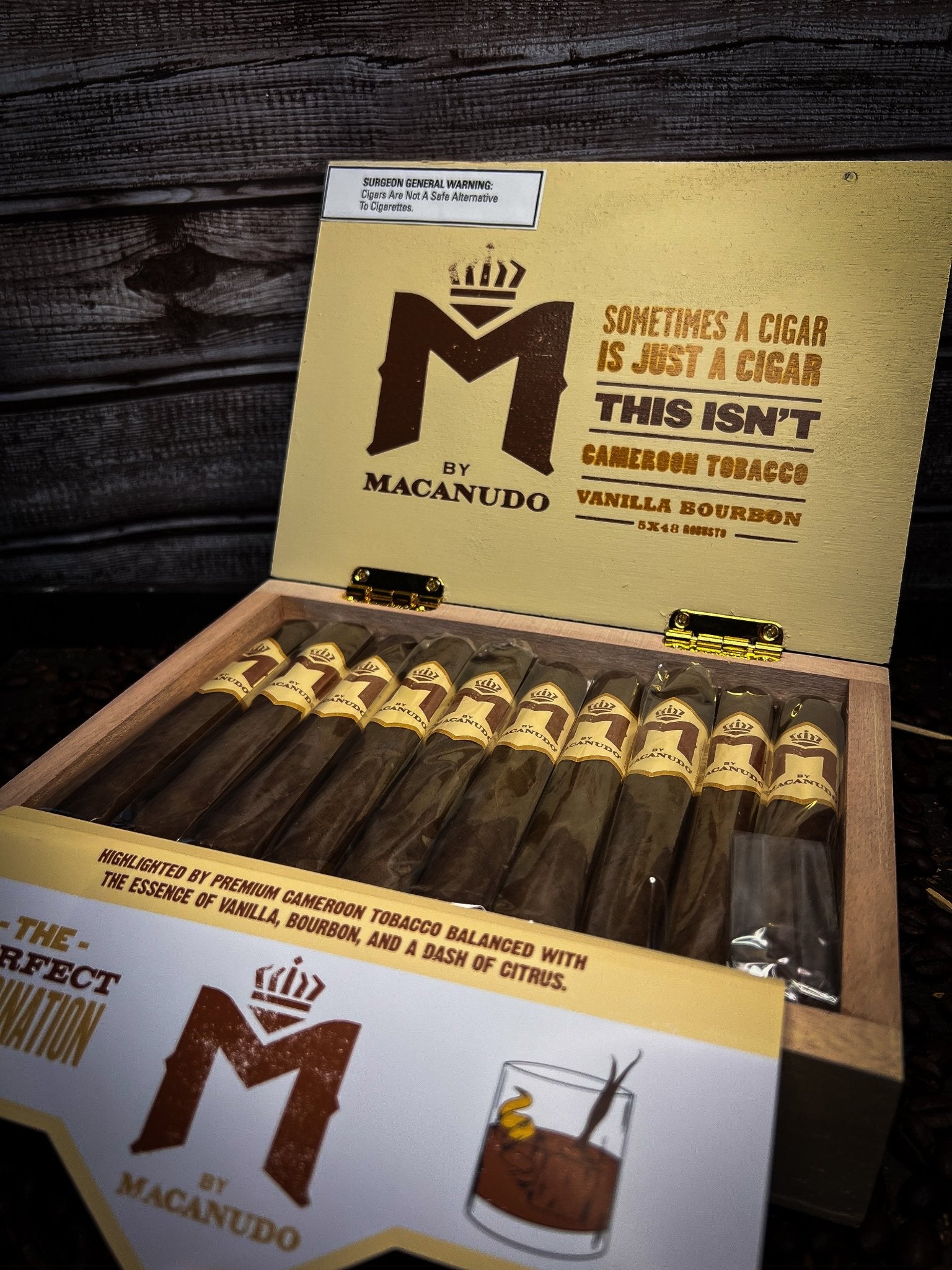 Box of M by Macanudo Vanilla Bourbon - Cigar 30
