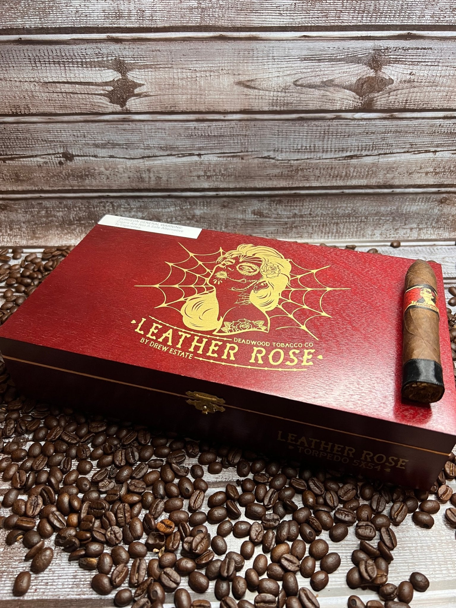 Drew Estates Deadwood Leather Rose Torpedo - Cigar 30
