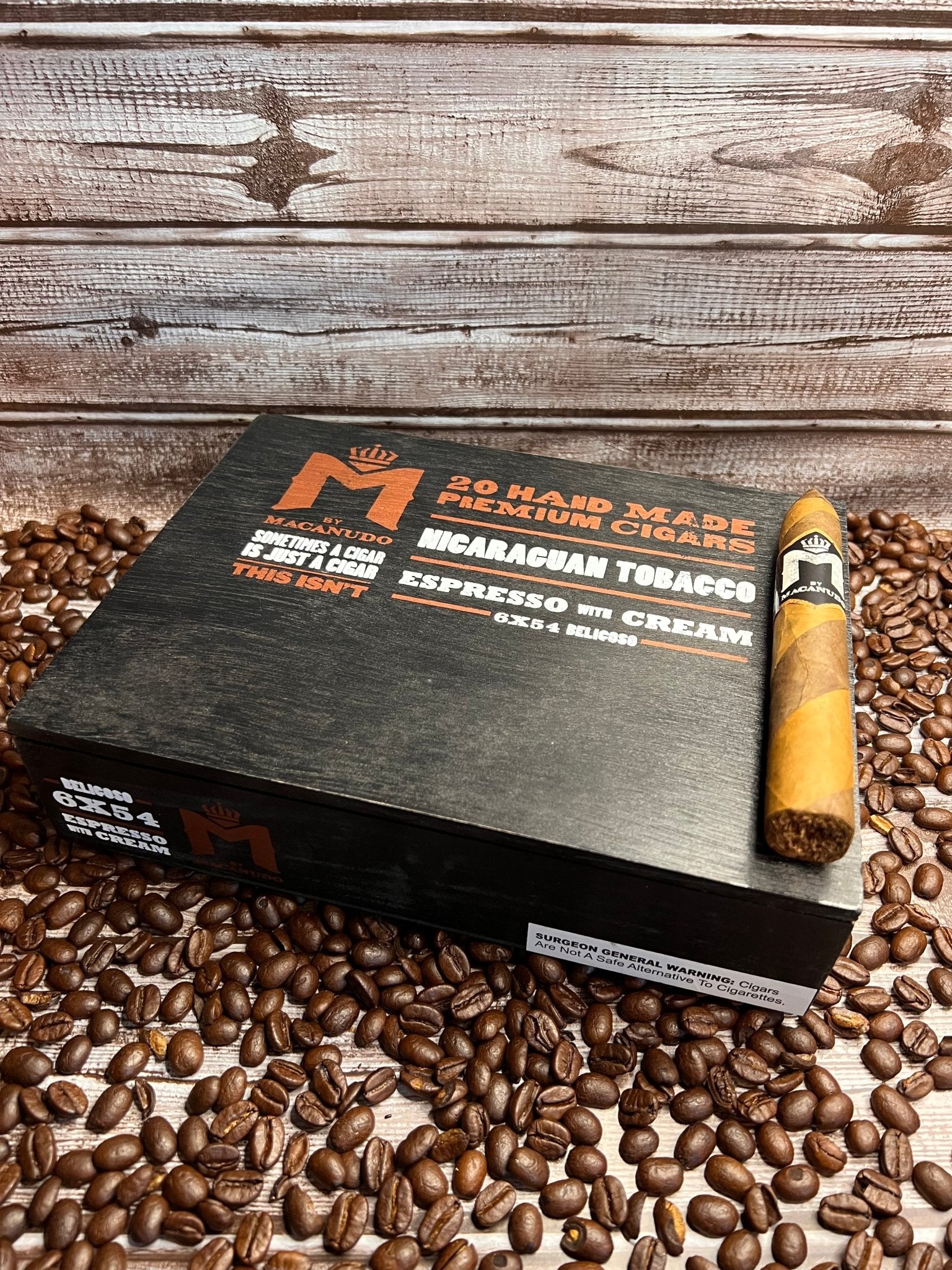 M by Macanudo Espresso With Cream Belicoso - Cigar 30