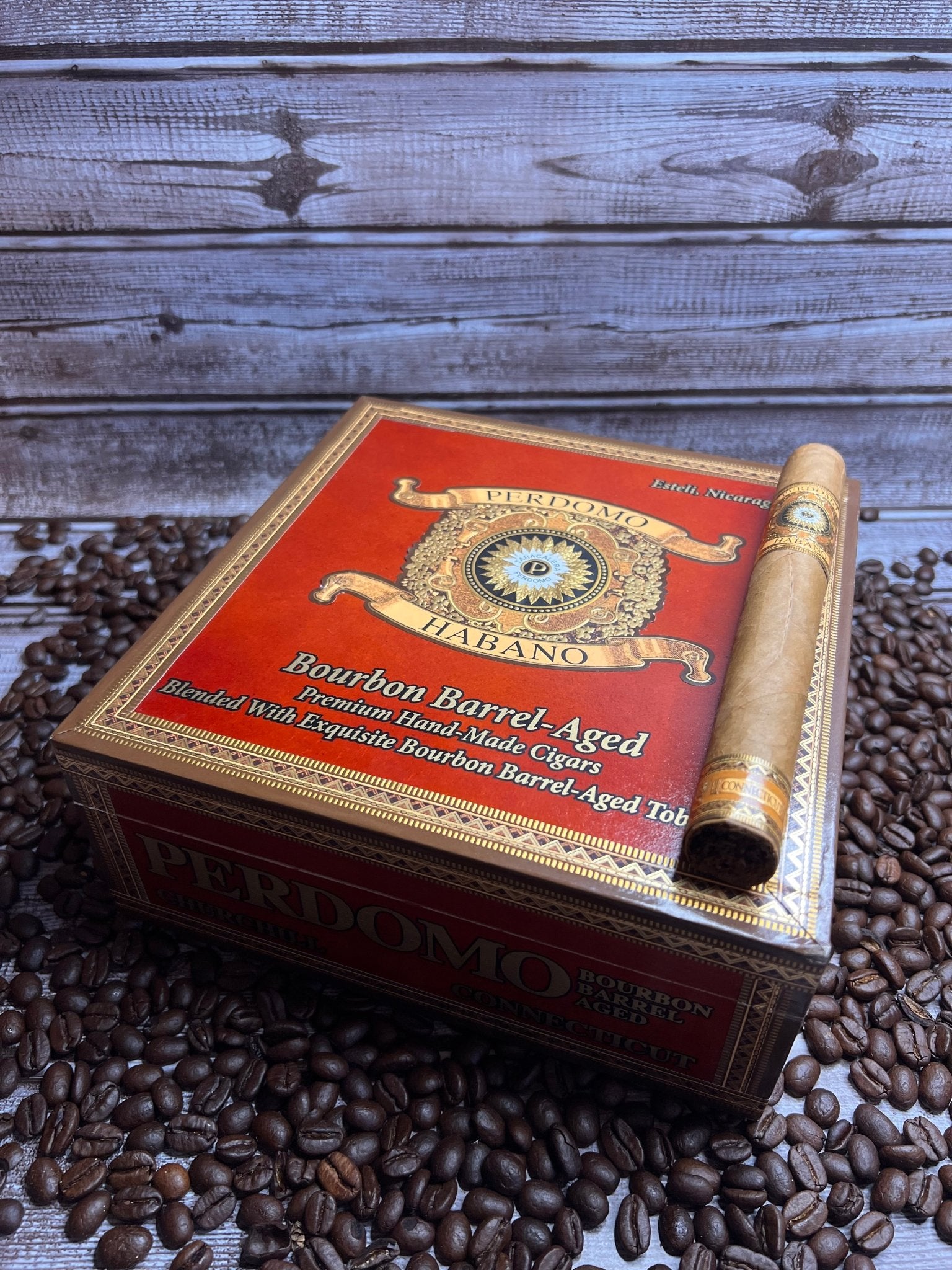Perdomo Habano Bourbon Barrel Aged Connecticut Churchill - Cigar 30