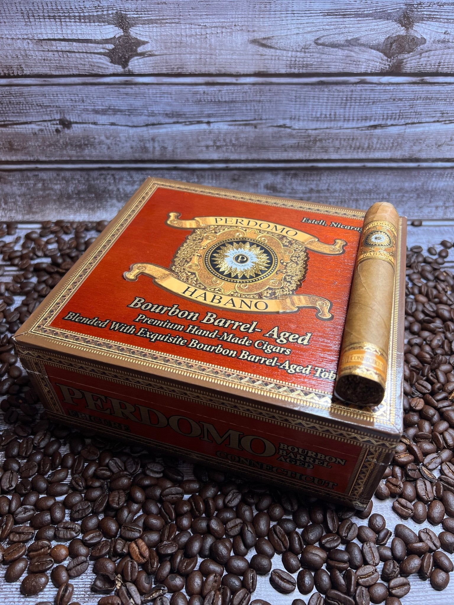 Perdomo Habano Bourbon Barrel Aged Connecticut Epicure - Cigar 30