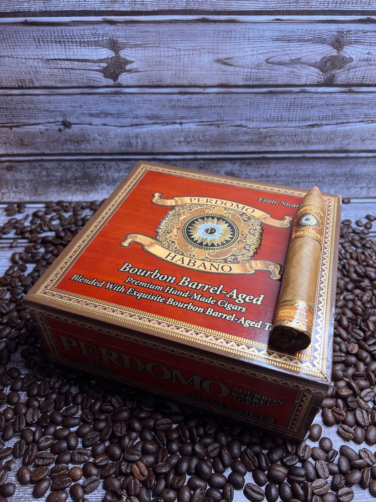 Perdomo Habano Bourbon Barrel Aged Connecticut Torpedo - Cigar 30