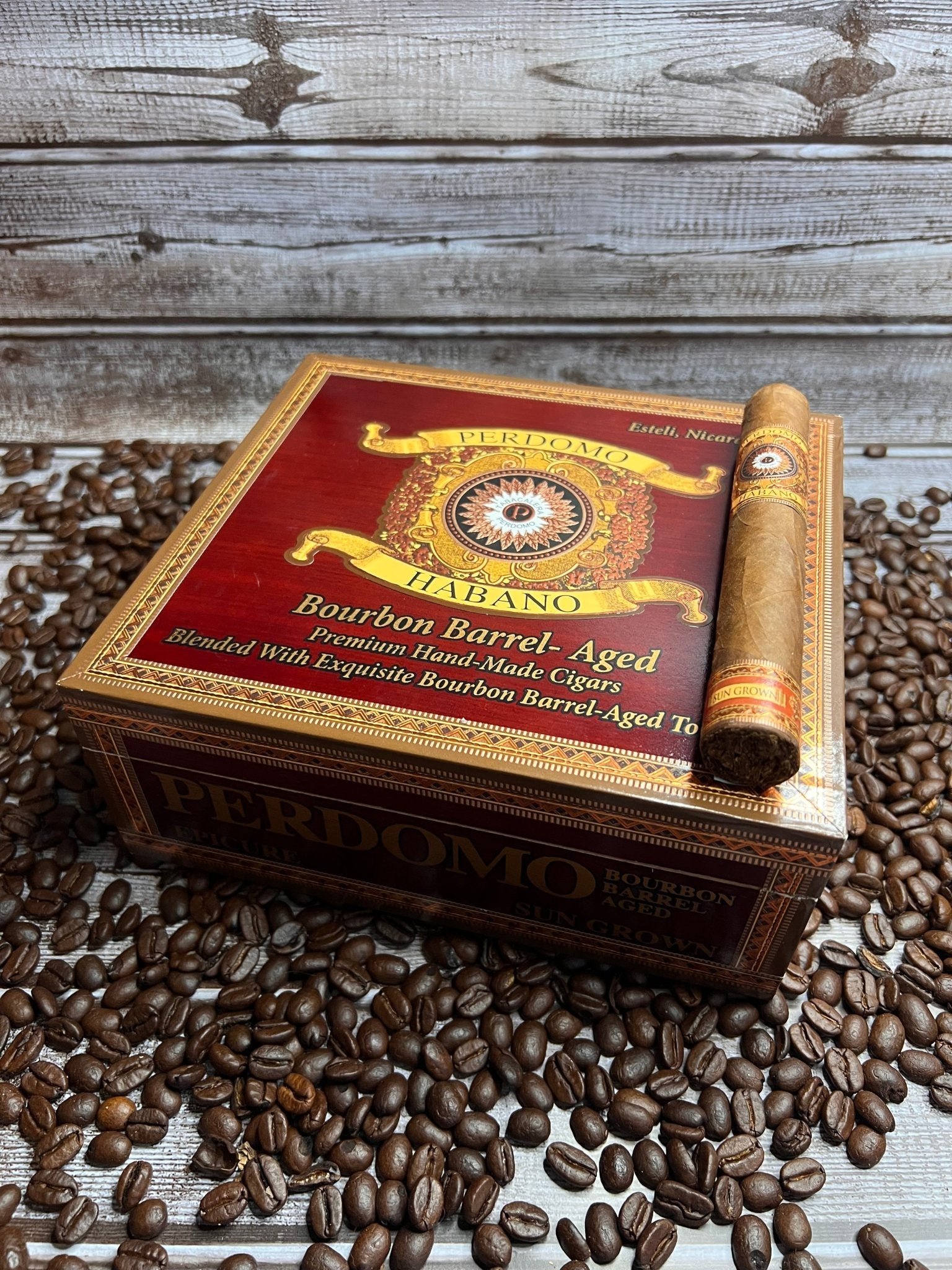 Perdomo Habano Bourbon Barrel Aged Sungrown Epicure - Cigar 30