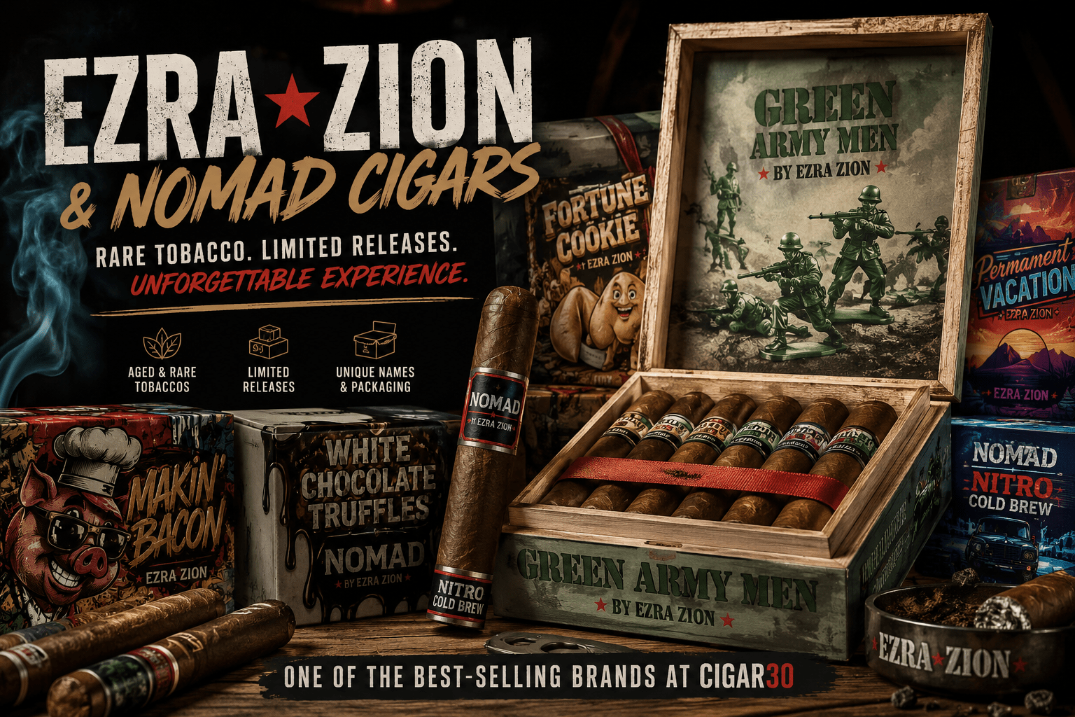 Ezra Zion Cigars & Nomad Cigars: Rare, Limited & Aged Tobacco - Cigar 30