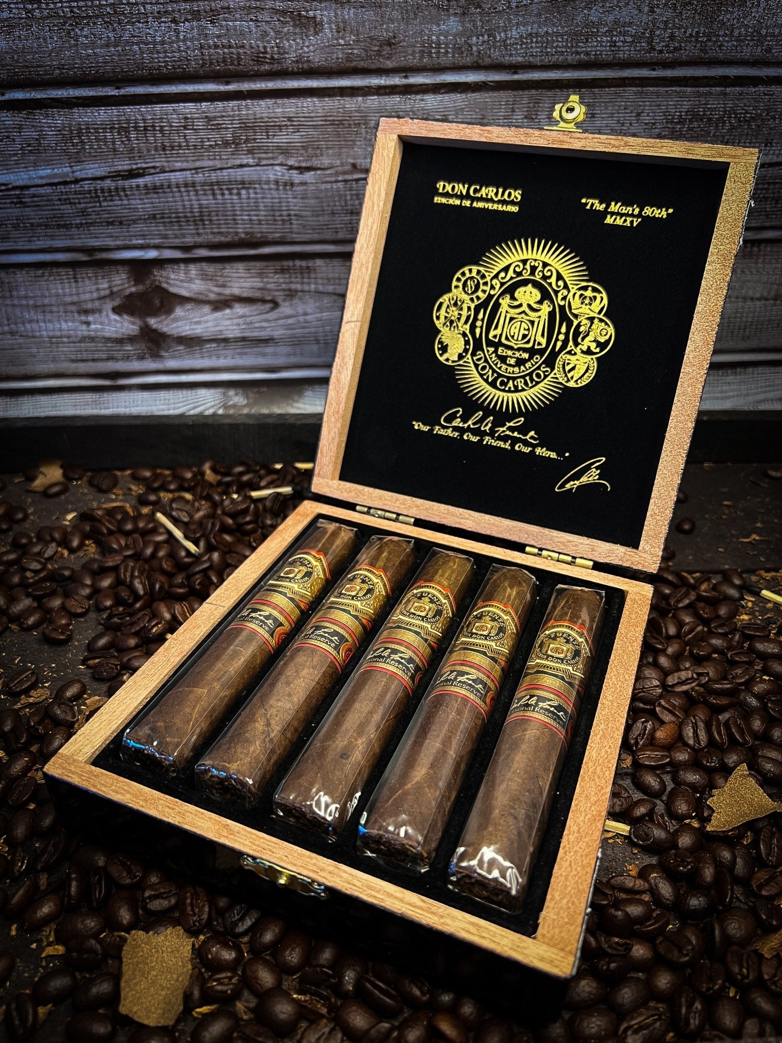 Arturo Fuente Don Carlos Personal Reserve box of 5 - Cigar 30