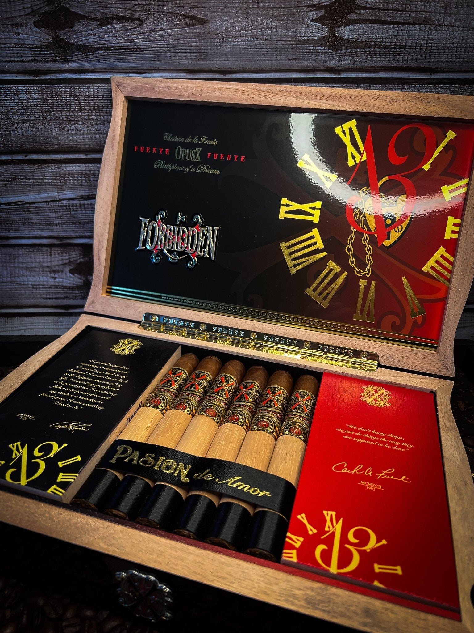 Arturo Fuente Forbidden X Pasion D'Amor with Opus X Ashtray - Cigar 30