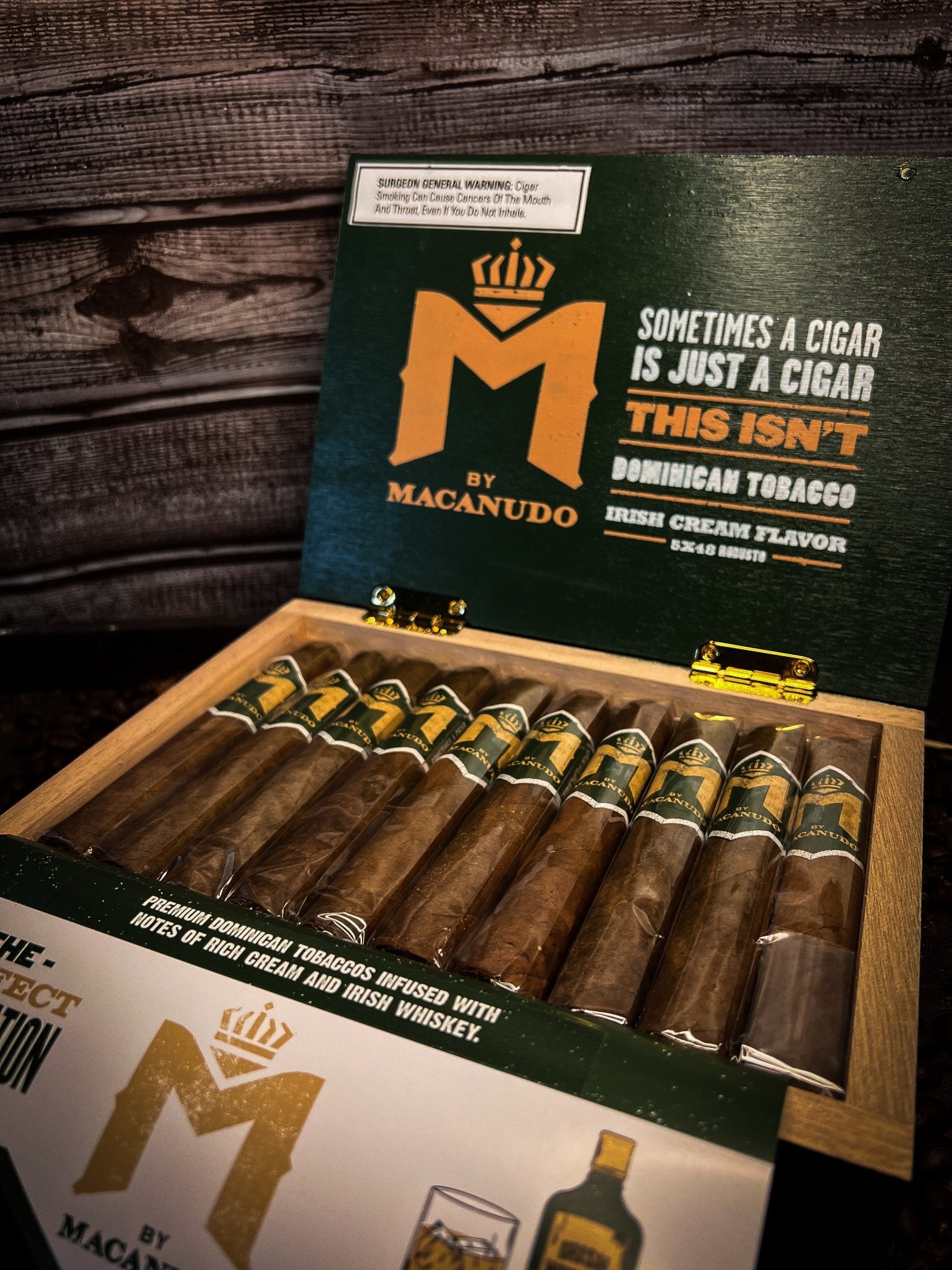 Box of M by Macanudo Irish Cream - Cigar 30