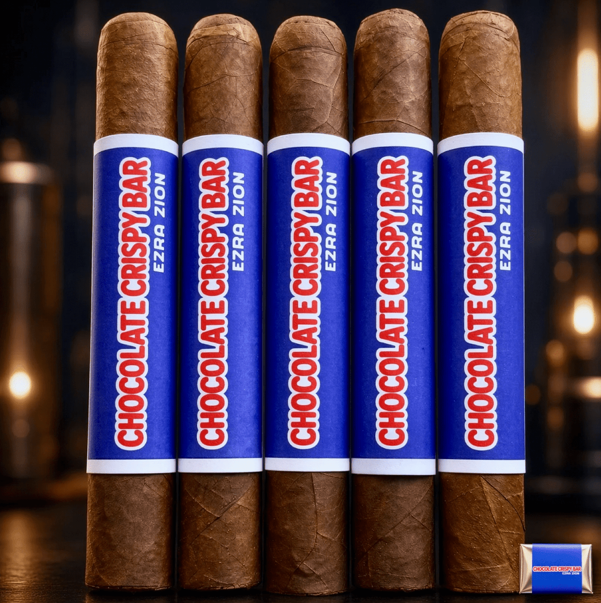 Ezra Zion Chocolate Crispy Bar 5 Pack - Cigar 30