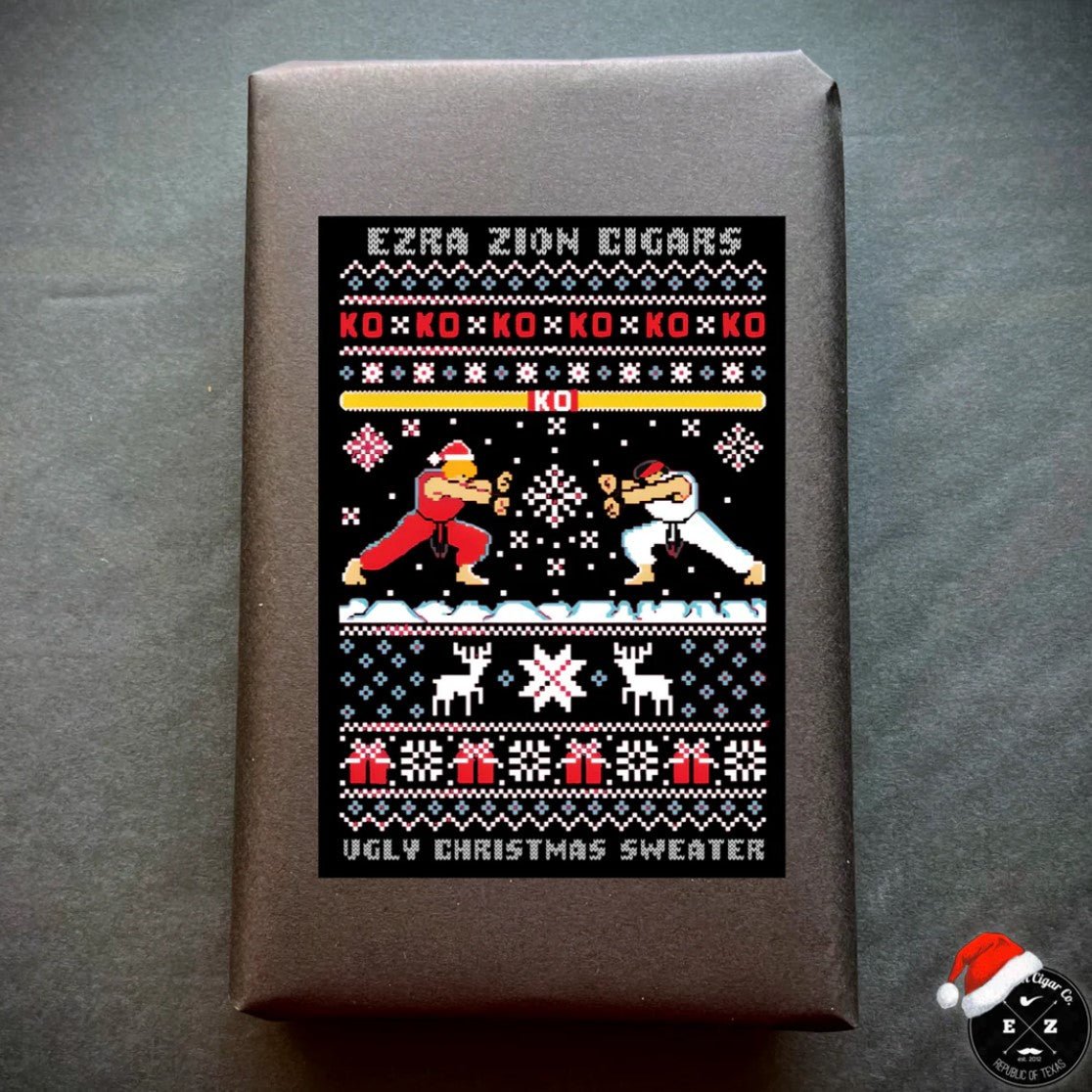 Ezra Zion Ugly Christmas Sweater 2024 - Cigar 30