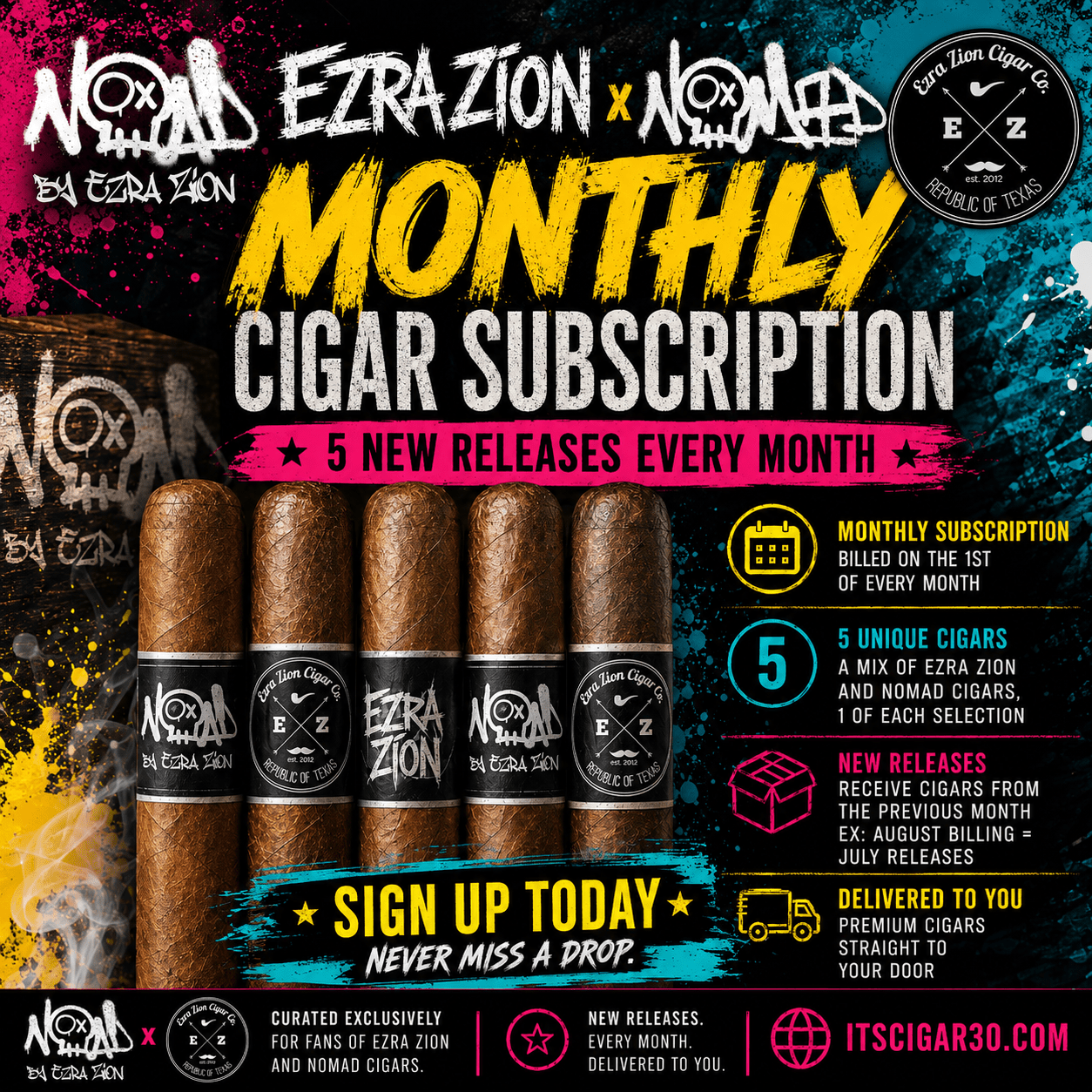 Ezra Zion x Nomad Drop Club - Cigar 30