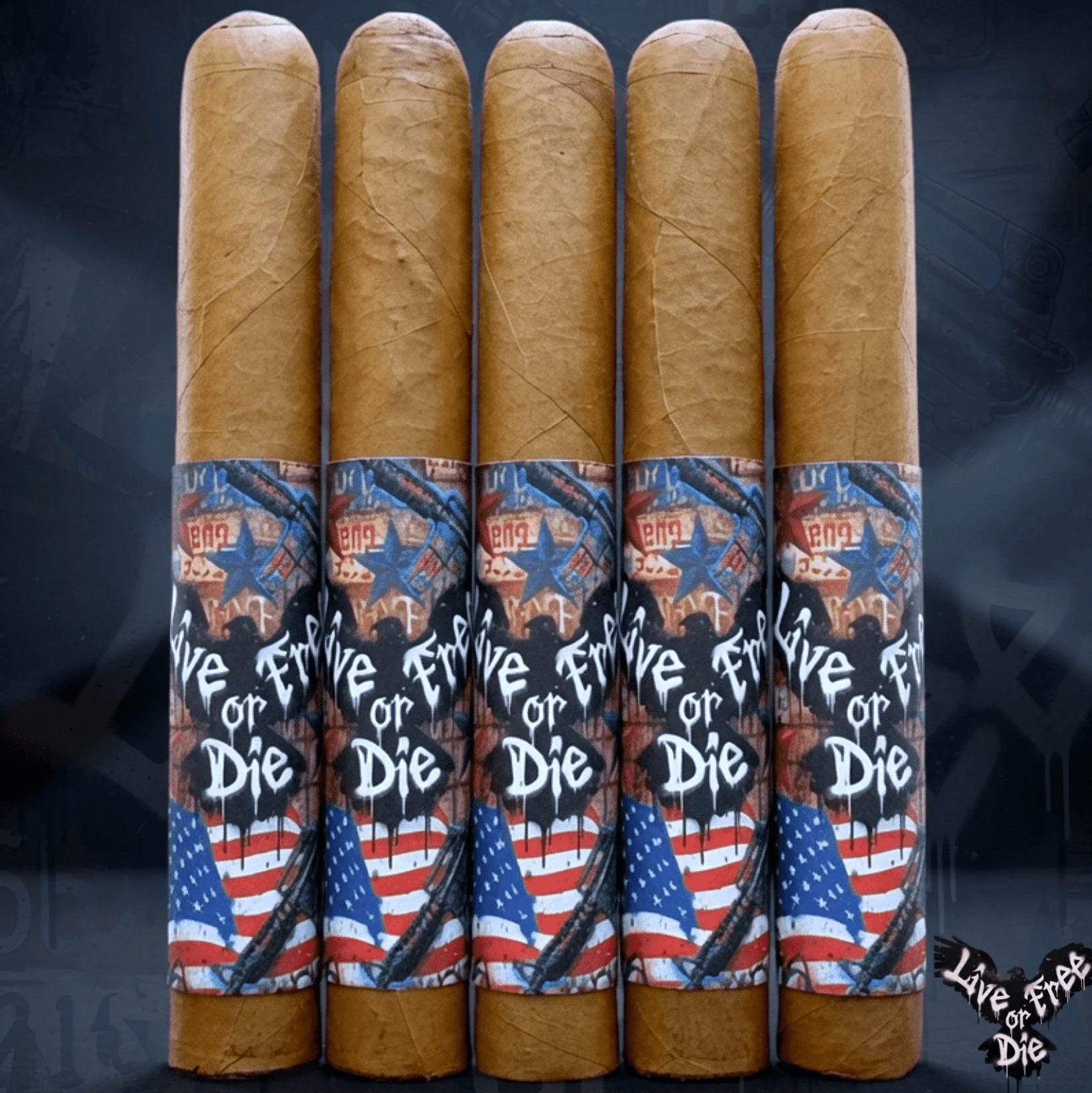 Nomad Live Free Or Die 250 5 Pack - Cigar 30